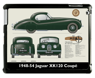 Jaguar XK120 FHC (disc wheels) 1948-54 Large Table Cover